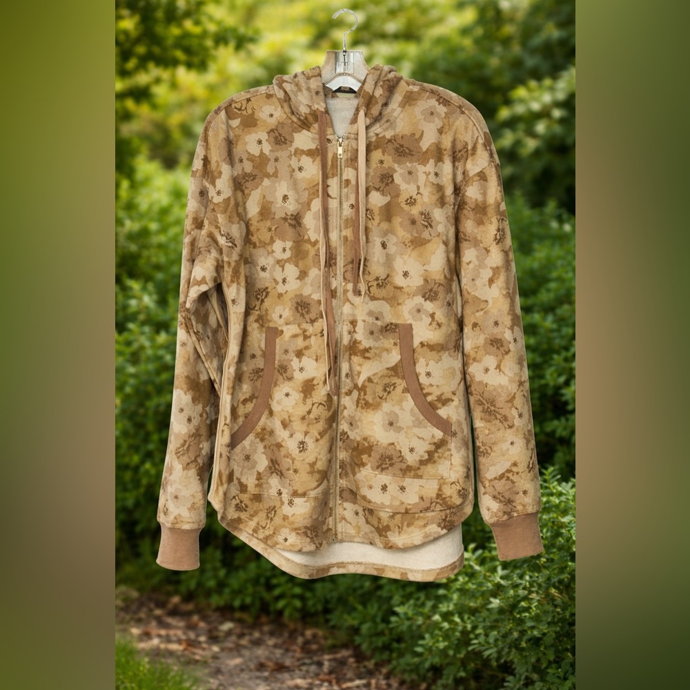 Liverpool Los Angeles Floral Camo Hoodie